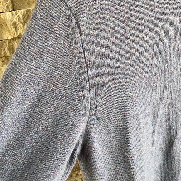 Giasone wool cashmere vneck sweater lavender - Picture 4 of 16